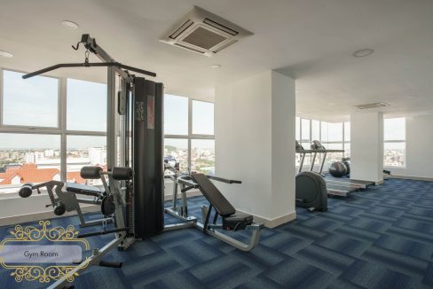 Gym and Pool Two Bedrooms Apartment for Rent in Toul Tom Pung I