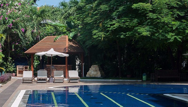 Gym and pool Two bedrooms Apartment for Rent in BKK1 (3)