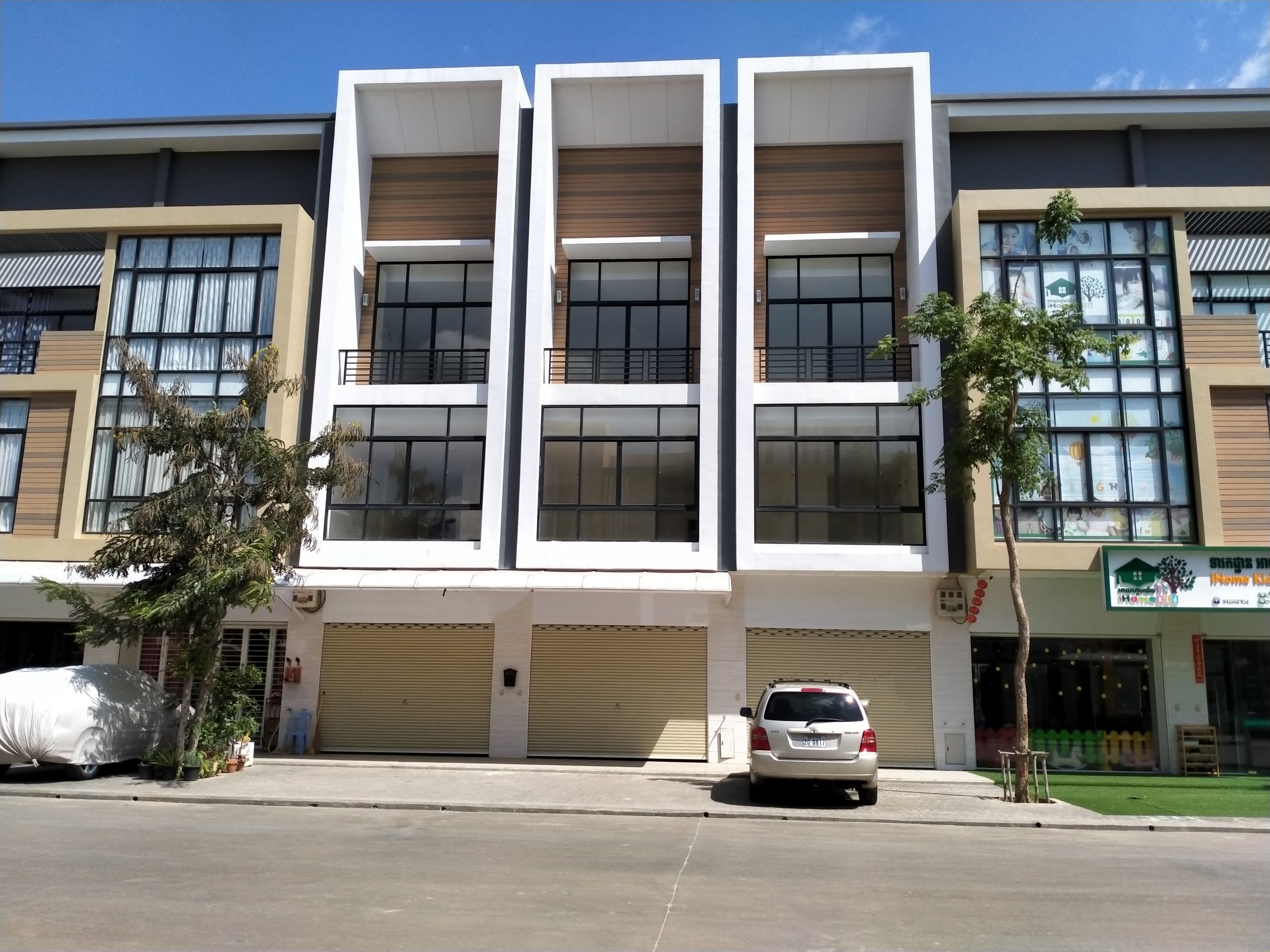 Twin House for Rent in Borey Peng Huoth along National Road 1