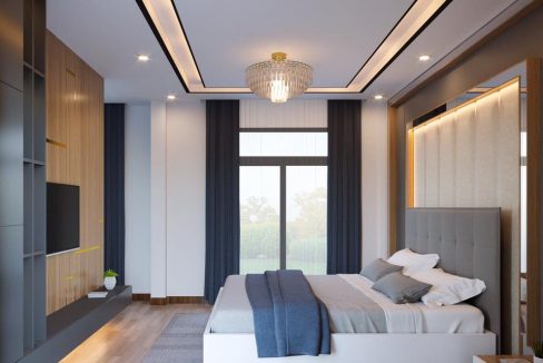 Linked House for Sale in Borey ML Vimean Mongkul Kombul (9)