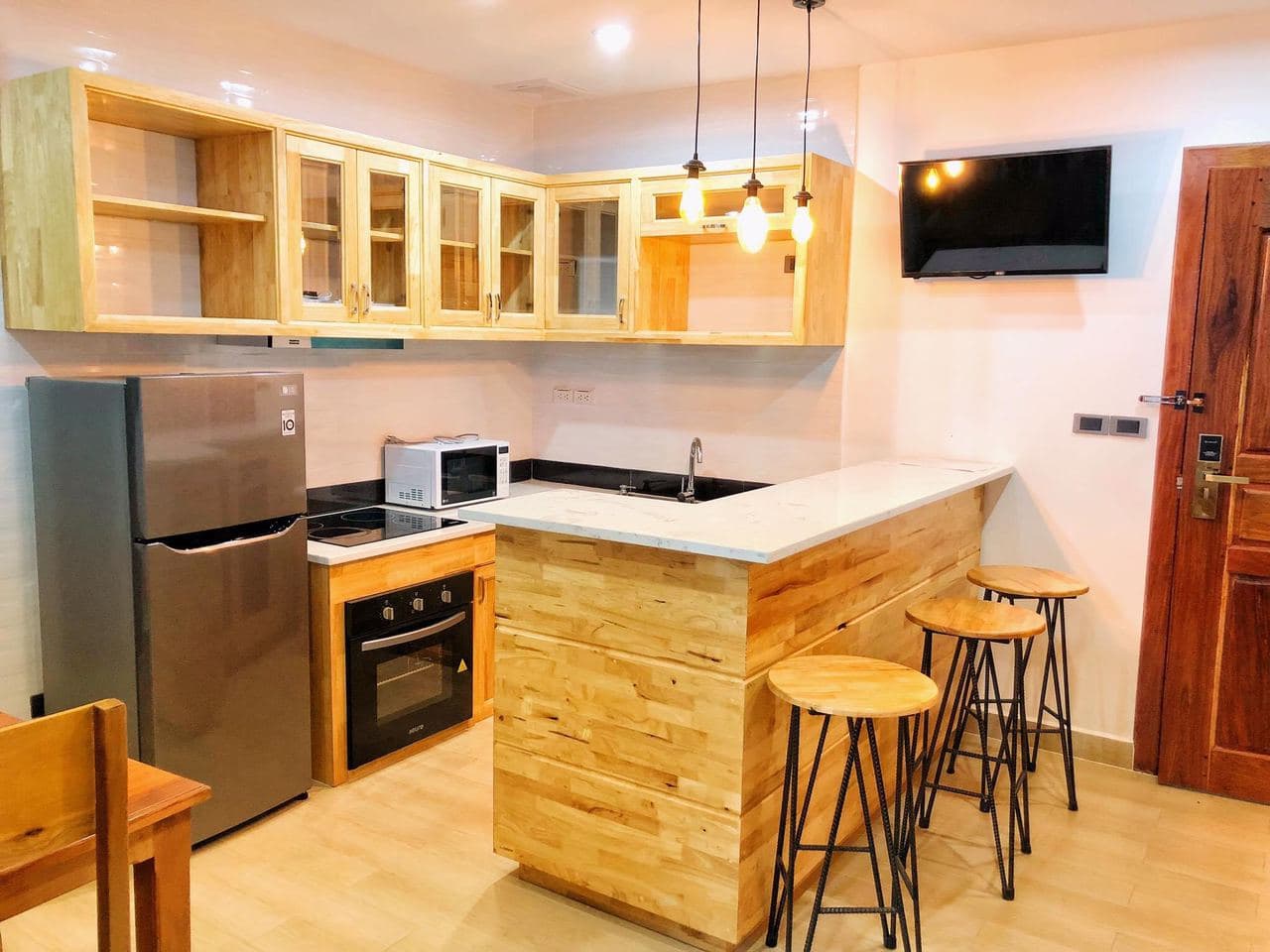 Two Bedrooms Apartment for Rent in Boeung Tro Baek is available now (1)