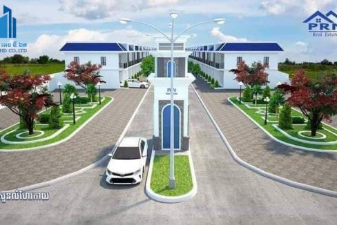 Luxury Link Villa for Sale behind Prek Hoor Market in Takhmao City (1)