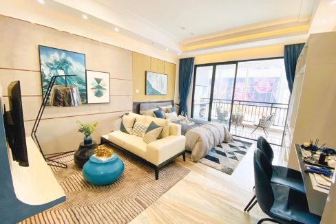 Brand New Studio Condominium for Sale along Tonle Sab River in Daun Penh (1)