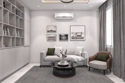 Classic Twin Villa Modern For Sale in in Khan Chroy Changva, (3)