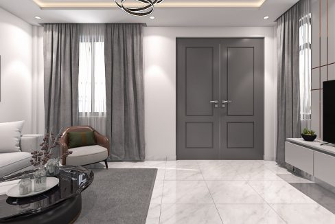 Classic Twin Villa Modern For Sale in in Khan Chroy Changva, (5)