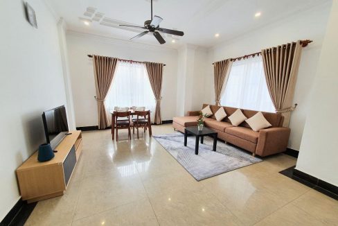 Furnished 1 Bedroom Service Apartment for rent in BKK1 (2)