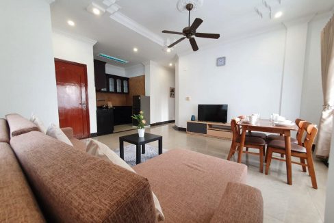 Furnished 1 Bedroom Service Apartment for rent in BKK1 (3)