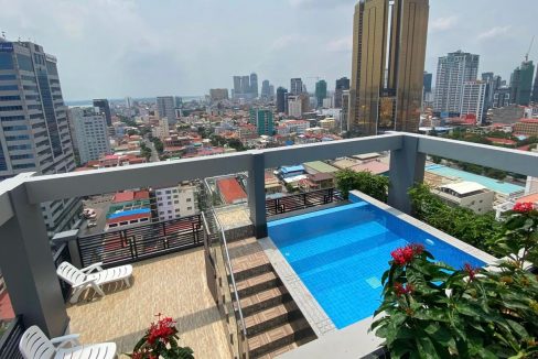 Swimming Pool with Two Bedrooms Apartment for Rent In Khan 7 Makara (12)