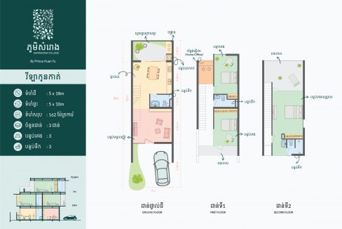 Modern Link Villa for sale in Prek Pnov (3)