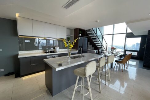 Luxury 3-Bedroom Penthouse for Sale in Phnom Penh Counter